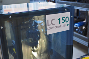  Die Wärmepumpe mit dem klima­freundlichen Kältemittel Propan aus dem Projekt „LC150“ 