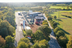  Mit dem Abfüllwerk in Lanken optimiert Westfalen die Kundenversorgung im norddeutschen Raum und trägt zur Reduzierung von CO2-Emissionen durch kürzere Versorgungswege bei 