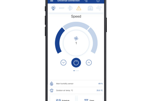  Alle Funktionen der Anlage lassen sich bequem über eine App einsehen und steuern – die App informiert auch, wenn ein Filterwechsel notwendig ist 