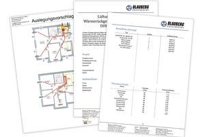  Auslegungsvorschlag mit Grundrisszeichnung und Stückliste für die optimale Planung 