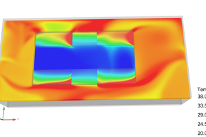  Bild 3: Temperaturverteilung bei Ausgangsvariante 