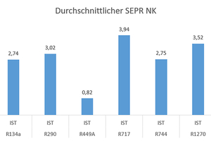  Durchschnittlicher SEPR-Wert im NK-Bereich 
