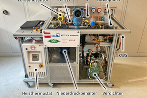  Bild 2: VISL Prüfstand zur Einstellung des Dampf­massengehaltes 