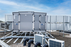  Die zentralen Lüftungsgeräte der Serie Multi Eco wurden speziell für die gestiegenen Anforderungen moderner und energiesparender Gebäudetechnik entworfen und sind damit die ideale Wahl für den Schulneubau in nachhaltiger Bauweise. 