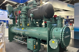  Der Leistungsbereich der Wasser-Wasser-Großwärmepumpe YORK CYK reicht von 800 kW bis 10 MW 