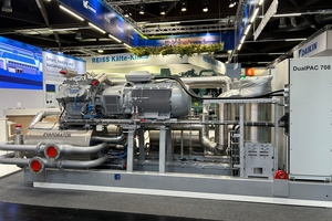  Die Sabroe DualPAC ist eine zweistufige Hochtemperatur-Großwärmepumpe mit einem Leistungsbereich von bis zu 3.000 kW 