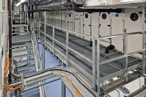  Einblick in die Technikzentrale mit Lüftungsanlagentechnik von Kiefer Klimatechnik. 