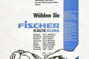  Fischer Werbeanzeige aus den 90er-Jahren. 