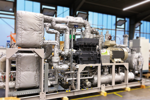  Zweistufige Hochtemperaturwärmepumpen wie der „ThermBooster“ ermöglichen Temperaturhübe jenseits von 100 K. 