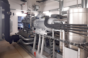  Die DualPAC ist das Herzstück der hochmodernen iKWK-Anlage im Stadtteil Siebleben und versorgt ab Mai rund 400 Wohneinheiten. 