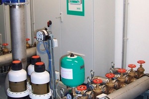  Regelgeräte der Baureihe „Wilo-CR-System“ passen die Leistung der Druckerhöhungsanlagen durch Einregulierung der Drehzahl stufenlos an den Kühlwasserbedarf an 