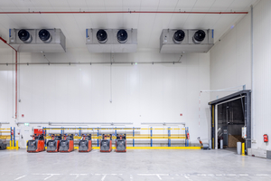 Die neue Kälteanlage sorgt für die richtigen Temperaturen auf einer Raumfläche von insgesamt 9.240 m2. 