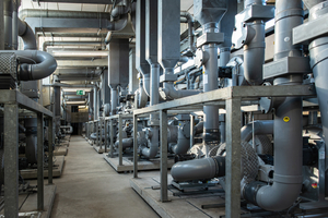 Sanierung der Sonderablüfter: Technisch optimal ausgelegte hocheffiziente Radialventilatoren mit EC-Motoren und einzigartiger Laufradgeometrie ermöglichen einen Teillastbetrieb im Biozentrum. 
