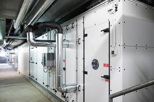  55 % weniger Strom- und 60 % weniger Wärmeverbrauch: Die neue RLT-Anlage ist ein Grund für die gute Energieeinsparung des Biozentrums. 