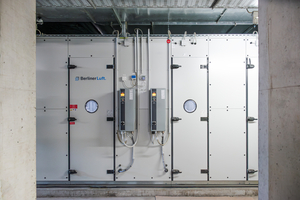  Herzstück: Die energieoptimierte RLT-Anlage aus der „HygCond“-Baureihe im Gebäude N260 des Biozentrums. 