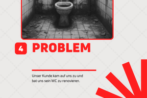  Slide 4: Die große Enthüllung – Das Ausgangsproblem als Überraschung. 