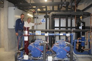  V.l.: David Birbaum, Direktor von Deltafroid Sarl, und José Formoso, Verantwortlicher von Charles Hasler für die Westschweiz. 