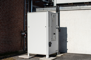  Der „ECOtec.chiller“ von Technotrans ist eine vibrationsarme und laufruhige Kühllösung, die mithilfe leistungsgeregelter Antriebe jederzeit energieeffizient arbeitet. 