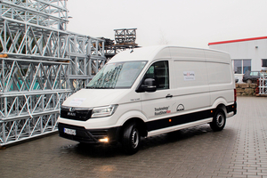  Von den TGE 3.140 Varianten bietet der 2-Liter-Dieselmotor mit 140 PS ein maximales Drehmoment von 340 Nm. 