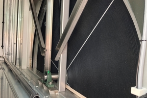  Rotierendes Keramikpapier-Rad mit Aktivsilicagel zur hocheffizienten Feuchteaufnahme – Kernkomponente der Entfeuchtungsanlage. 