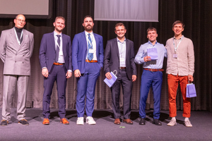  Preisverleihung der besten Studierendenvorträge, v. l.: Y. Wild, R. Garczynski, R. Pohler, R. Graessner, L. Berg, F. Lacher. 