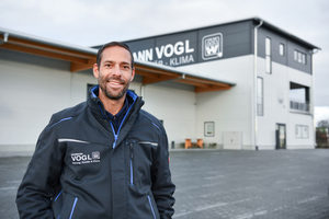  Geschäftsführer Thomas Vogl sieht seinen Neubau auch als Demonstrationsobjekt. 
