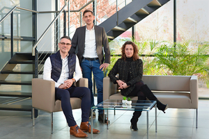  Das Führungstrio der compact Kältetechnik GmbH (v.l.): Robert Lauth, Peter Szalai und Annett Gregor. 