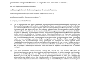  Die EmpCo-Richtline muss ab 27. September 2026 umgesetzt werden. 