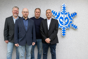  Der neue Vorstand (v.l.): Robert Brodersen (Obermeister), Thies Oelrichs (stellv. Obermeister), Torben Freiberg (Lehrlingswart) und Axel Schnoor (Beisitzer). 
