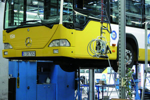  170 der insgesamt 259 Stuttgarter Busse sind mit einer Klimaanlage ausgestattet 