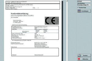  Ein Beispiel für die automatische Dokumentation: Konformitätserklärung für die Rohrleitungen gemäß 97/23/EG 