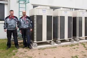  Das erfahrene Team der Kälte- und Klimatechnik Leipzig GmbH montierte nahezu die gesamte Anlage bei laufendem Betrieb 