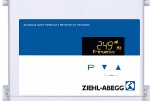  Bild 2: Energiesparender Frequenzumrichter „Fcontrol“, für die Drehzahlregelung von Standardventilatoren unterschiedlicher Bauart 