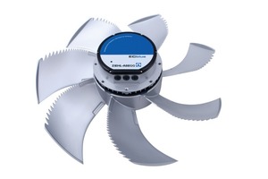  Bild 1: Hocheffizienter EC-Ventilator, „ECblue“	 
