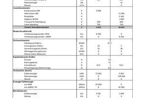  Tabelle: Ergebnis der Wirtschaftlichkeitsberechnungen  