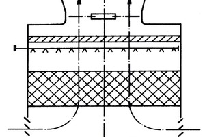  Bild 5a:  Ventilatorkühlturm mit Strömungsrichtung Gegenstrom 