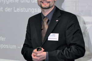  Markus Kielnhofer, Güntner AG & Co. KG, ging auf das wichtige Thema der Hygiene im LEH ein 