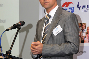  Bernd Heinbokel, Carrier Kältetechnik Deutschland, beschrieb in seinem Referat einen außergewöhnlichen Supermarkt in einem denkmalgeschützten Gebäude 