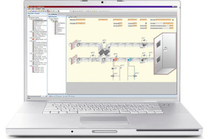  Abb. 5: Mit Hilfe der Projektierungssoftware „Coach“ von CentraLine stellte der MSR-Spezialist alle notwendigen Anlagenfunktionen ein. 