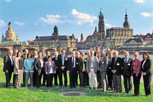  Der Ausstellerbeirat und Vertreter der NürnbergMesse diskutierten im Mai 2012 in Dresden über die Weiterentwicklung der Chillventa.  