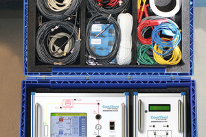  Abb. 5: Ein „CoolTool - DiaGnostics“-Standard-Paket: Masterbox, Po­wermeter und ein Sputnik im Hartschalenkoffer mit allen notwendigen Verbindungsleitungen, Temperatursensoren, Druckaufnehmern und Amperezangen 