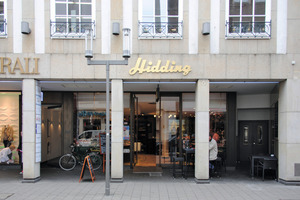  Das traditionsreiche Fleischer-Fachgeschäft Hidding liegt mitten in der Altstadt von Münster. 