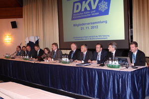  Der DKV-Vorstand mit Geschäftsführerin Carmen Stadtländer 