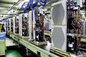  Im japanischen Shizuoka fertigt Mitsubishi Electric u.a. die „Zubadan“-Wärmepumpengeräte 