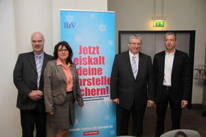  Der neue BIV-Vorstand - v.l.n.r: Heribert Baumeister, Andrea Lojewski, Wilfried Otto, Frank Heuberger (krankheitsbedingt nicht auf dem Foto: Richard Bocke)  