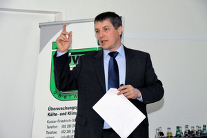  ÜWG-Geschäftsführer Dr. Hartmut Klein erläuterte die auf die ÜWG zukommenden Veränderungen.  