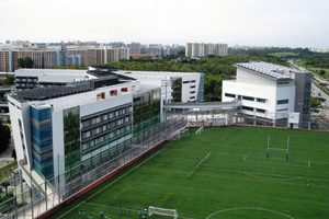  Die Gebäude des Campus in Singapur 
