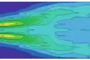  Bild 1b: Optimale Luftverteilung mit Strömungsgleichrichter. 