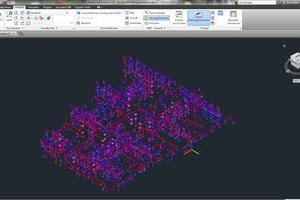  Es wurden mehr als 3000 Räume in die liNear-Softwarelösungen übernommen und auch mehr als 1400 Heizkörper und das dazugehörige Rohrnetz ausgelegt, isometrisch gezeichnet und berechnet. 