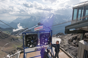  Der Einsatz fand in knapp 3000 m Höhe auf dem Schilthorn statt – berühmt für sein Drehrestaurant “Piz Gloria“  